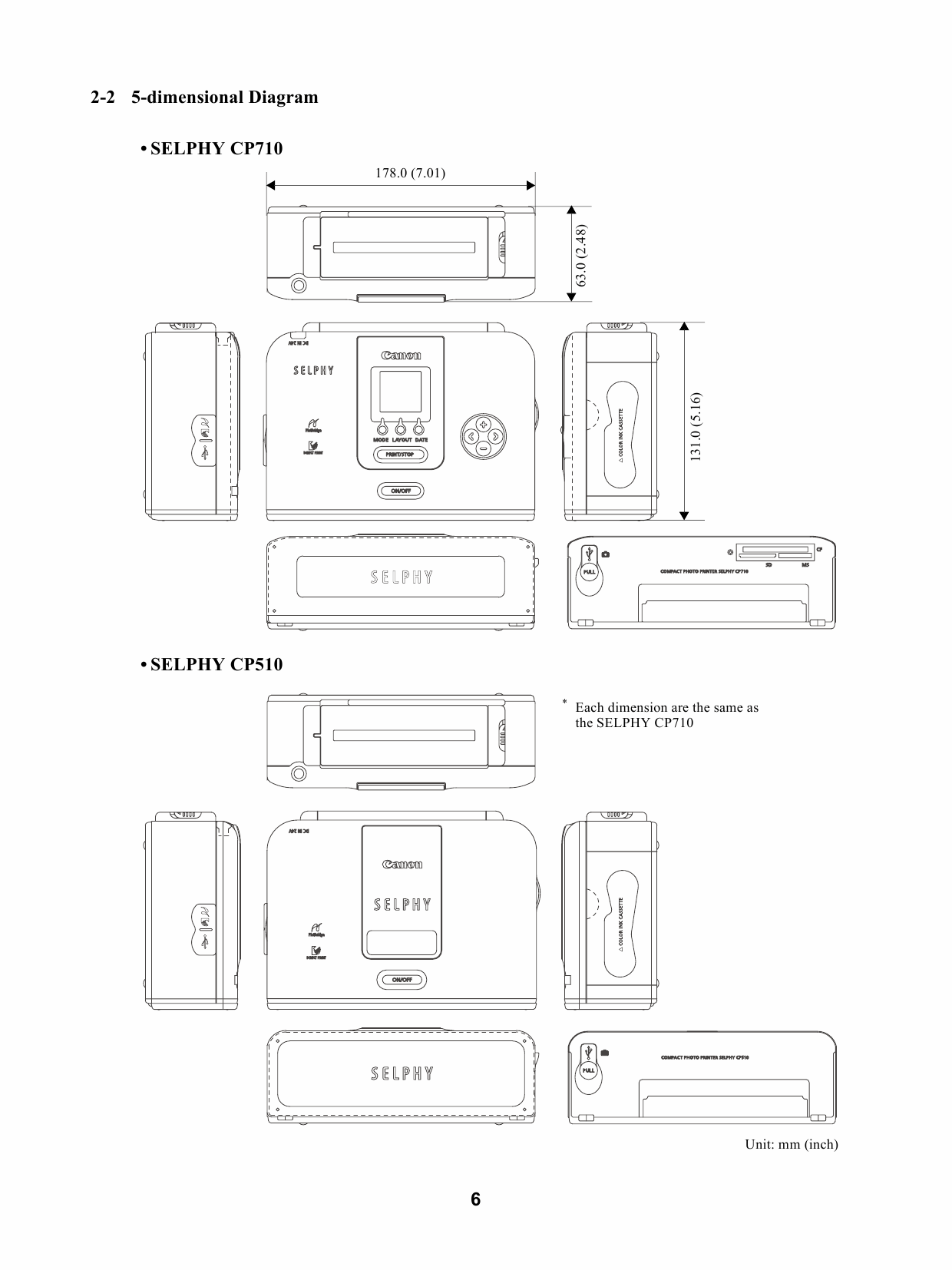 Canon SELPHY CP710 CP510 Service Manual-2